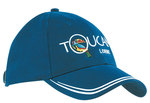 4163 - Brushed Heavy Sports Twill with Double Stripe Cap