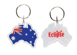 JR1018 - Map of Australia Keyring