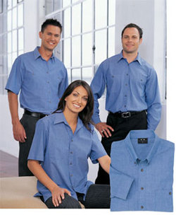 LB6200/SH112 - Wrinkle Free Chambray Shirts