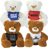 LL88120 - Coco Brown & Coconut white Teddy Bear