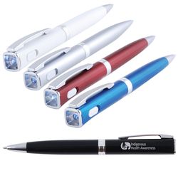 WLL0714s - LED Torch Ballpoint Pen